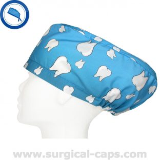 Surgical Caps For Dentists in Blue Tooth - 137