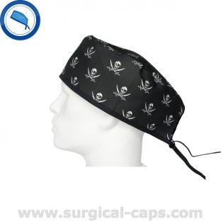Surgical Caps Pirate Flag - 593