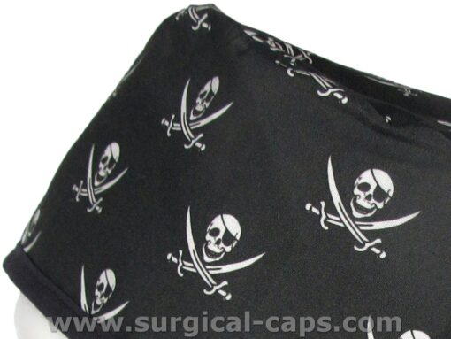 Surgical Caps Pirate Flag Sowrds - 593B