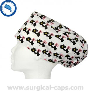 Surgical Caps for Women Vespas Hearts - 069